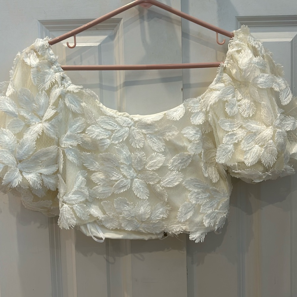 White Feather top
